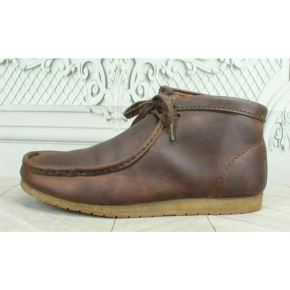 Clarks Other - Clarks Original Wallabee Brown Leather Lace Up Chukka Ankle Boots Size 7 M
